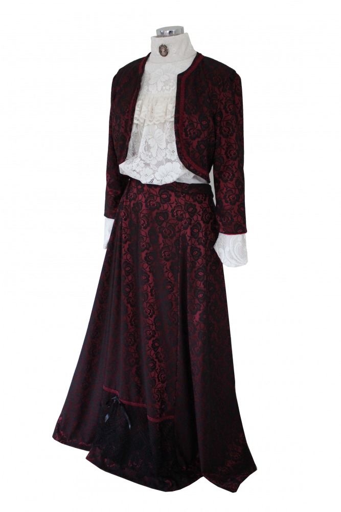 Ladies Edwardian Downton Abbey Titanic Costume Size 12 - 14 Image